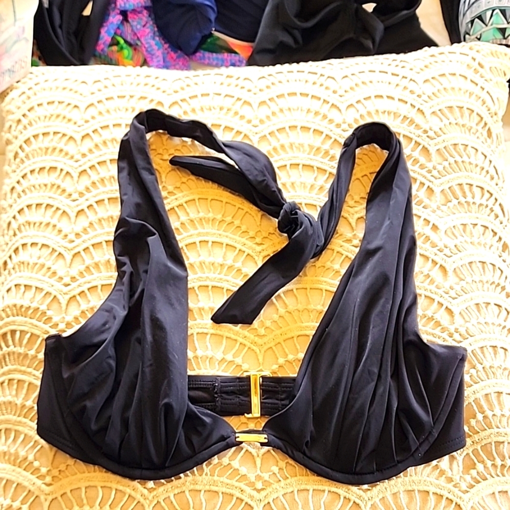 Victoria's Secret Black Bikini Top